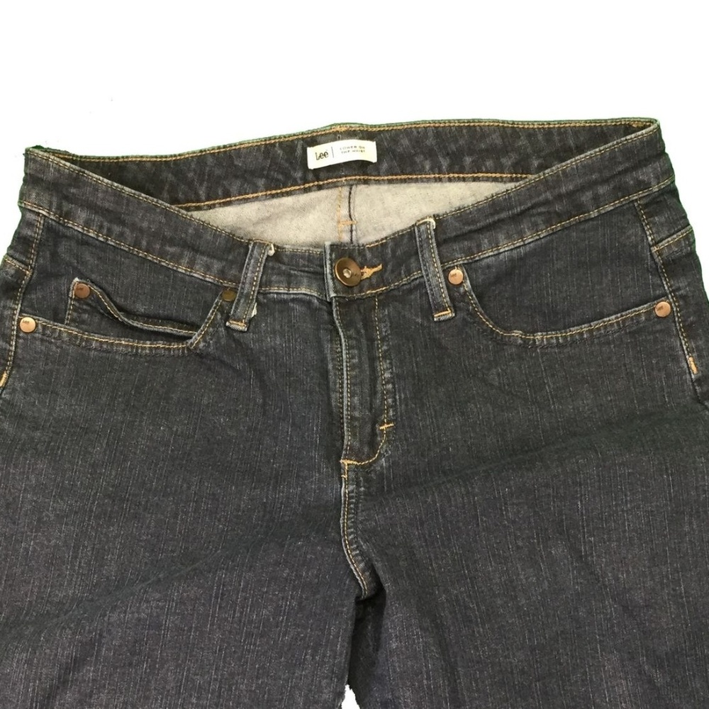 Lee Lower On The Waist Dark Denim Jeans